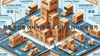 청주 우암동 이사 비용 비교: 최저가 이사업체 찾기